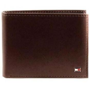 Tommy Hilfiger Eton CC Flap y Monedero, Cartera Hombre^Mujer, Marrón, Talla Única