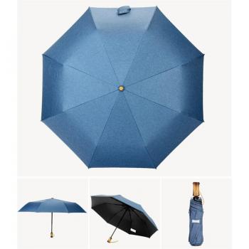 Bambú Elegante: Sombrilla Móvil para Mujer