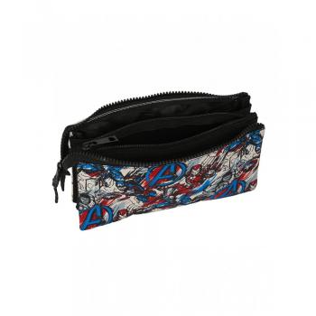 SAFTA PORTATODO TRIPLE AVENGERS FOREVER 3x22x12 Cms