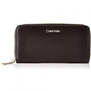 CK MUST LARGE ZIPAROUND Mujer Bolsos bandolera Negro 2x10x19 centímetros (B x H x T)