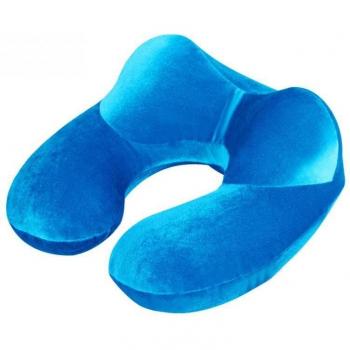 Almohada de viaje inflable U