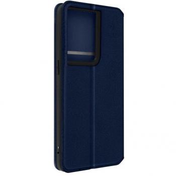 Funda Tarjetera con Soporte Azul para Oppo Reno 8 Pro 5G