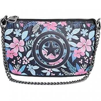 Bolso IHoney Karactermania Capitán América Spring con asa de cadena en multicolor