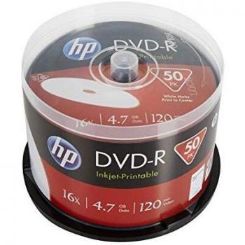 HP DME00025WIP DVD-R vergine 4.7 GB 50 pz. Torre
