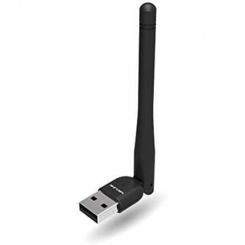 Adattatore Wireless AC600 Dual Band Donlge WiFi USB Antenna Esterna Nero