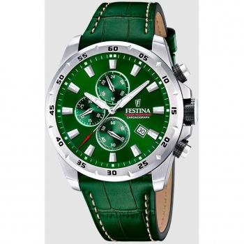 Reloj Festina F20692/3 de piel con cronógrafo