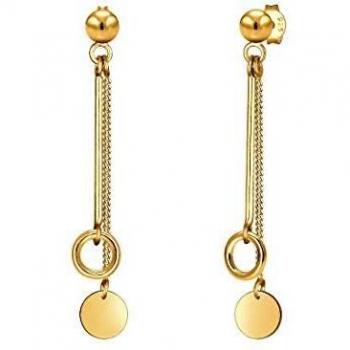 ELLI Pendientes Oro Brillante
