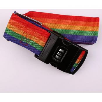 Correa de Equipaje Colorida con Bloqueo de 3 Dígitos, Ajustable y Segura