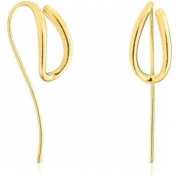 Pendientes Bent de Tous en oro de 18 kt sobre plata