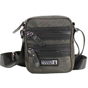 Coronel Tapiocca Mini City Bolso Bandolera Hombre Caqui 26x17 cm