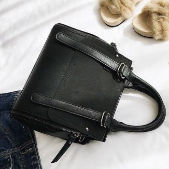 Bandolera Retro Piel PU – Bolsa Cuadrada con Cruzado