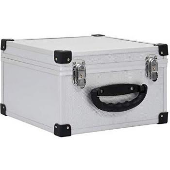 Custodia CD per 40 CD in Alluminio ABS Argento