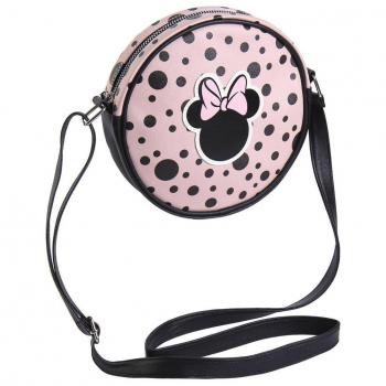 Bolso Bandolera Redondo Polipiel Minnie Lunares