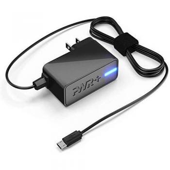 Pwr UL Listed Extra Lungo 2 Metri Adattatore AC 2.1A Caricatore a Ricarica Rapida per Hd