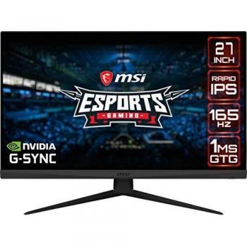 MSI Optix G273QF 27 Display 16:9 (WQHD) 2560x1440 Frequenza 165Hz Tempo di risposta 1ms Pannello Rapid IPS G-SYNC Compatibile VESA 100x100mm
