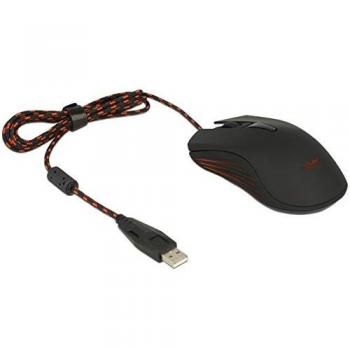 Delock 12531 Mouse USB Ottico 4800 DPI Ambidestro