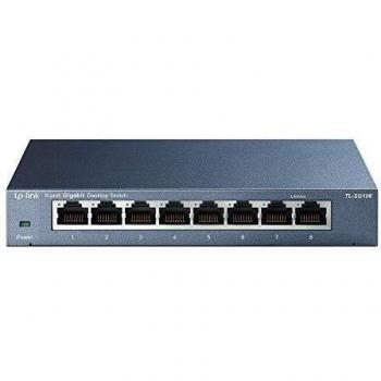 Hub switch 8 porte gigabit TL-SG108 in metallo TP-Link