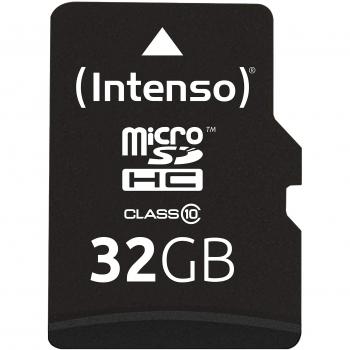Intenso Scheda di memoria microSDHC da 32 GB, Classe 10 con Adattatore SD