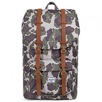 Herschel Little America Mochila con funda para portátil verde