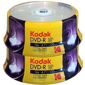 Kodak DVD+R 25 Pezzi Cakebox