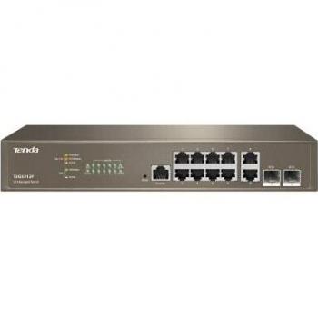 Tenda TEG5312F Switch L3 gestito 10 Gigabit Ethernet con 2 Porte SFP