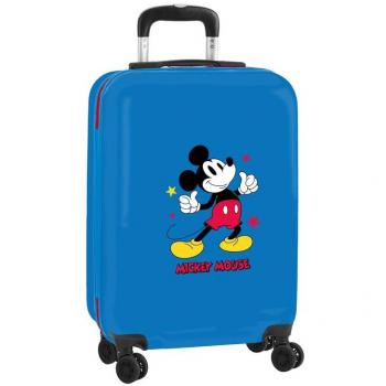 Maleta de Cabina Mickey Mouse Only One Azul marino 20'' 34,5 x 55 x 20 cm