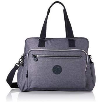 Kipling ALANNA Bandolera, 40 cm, 22 litros, Negro (Carbón)