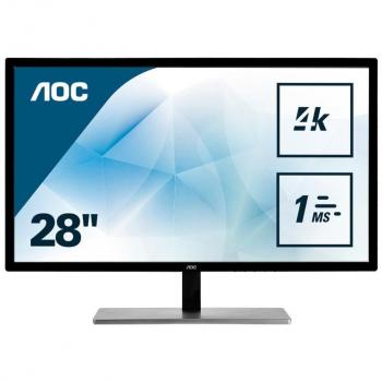 AOC Monitor Italia 28'' Ultra HD (3840 x 2160) LED DisplayPort HDMI DP DVI, AOC U2879VF con tecnologia Adaptive-Sync