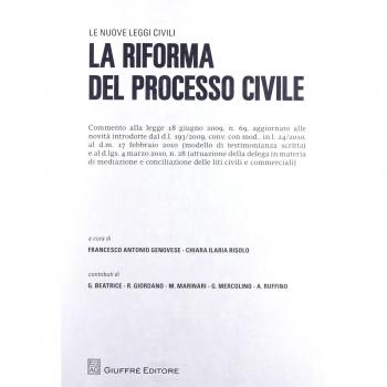 Riforma Processo Civile