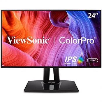 ViewSonic VP2468a-LED-24-1920x1080-FullHD-60Hz-IPS-250cd/m²-1000:1-5ms-HDMI-DisplayPort