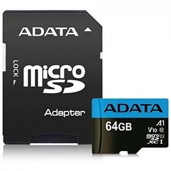 ADATA Premier 64 GB, MicroSDHC, classe 10 UHS-I