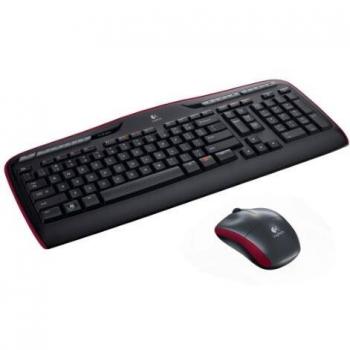Logitech Wireless Combo MK330 Tastiera Mouse Incluso RF QWERTY US International Nero