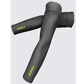 Men's Aquaflo Plus Armstreifen – ZONE3 – Schwarz/Grau/Neon – Größe L