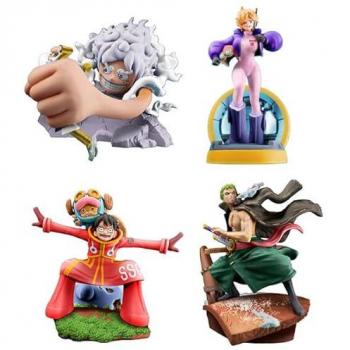 Estatua Mini One Piece – Set Egghead Re-Birth 9 cm
