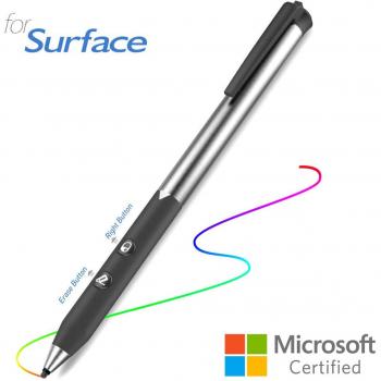 LACORAMO Surface Penna con Max 4096 Punti di Pressione, Batteria Incorporata, Uso Continuo 500 ore e standby 180 giorni per Surface Pro 3/Pro 4/Pro (2017), Surface Laptop/Book/Studio