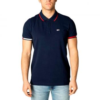 Tommy Jeans para hombre. Polo Cuffs marino Tommy Jeans