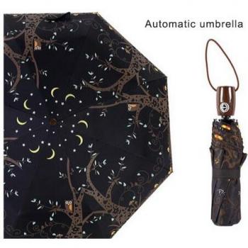 Paraguas Plegable Búho Mujer