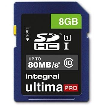 Scheda di memoria SDHC Integral UltimaPro da 8 GB