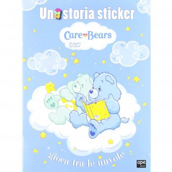 Una storia sticker. Gioca tra le nuvole. Care Bears. Gli orsetti del cuore. Con adesivi. Ediz. illustrata