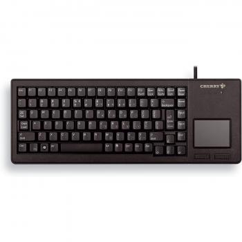 Tastiera meccanica Cherry XS Touchball con layout spagnolo, QWERTY e touchpad di alta qualità con due pulsanti del mouse, nera