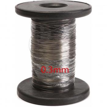 Alambre de Acero Inoxidable 30m 0.2mm-0.6mm para Joyería