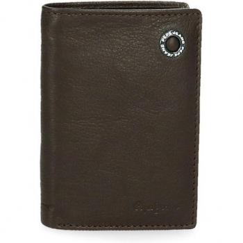 Cartera Pepe Jeans para hombre de piel Badge vertical con monedero