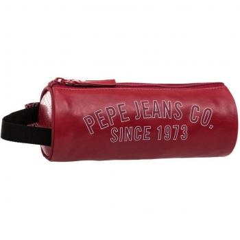 Estuche Pepe Jeans, Diseño Casual, Color Rojo, 1.78 litros