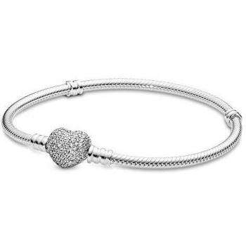 PANDORA Reflexiones, Pulsera, para Mujer, Gris, 16 cm