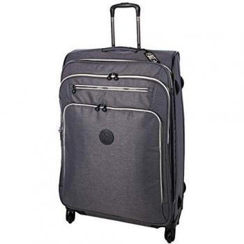 Kipling YOURI SPIN 78 Equipaje de Cabina, 99 Litros, Negro (Charcoal)