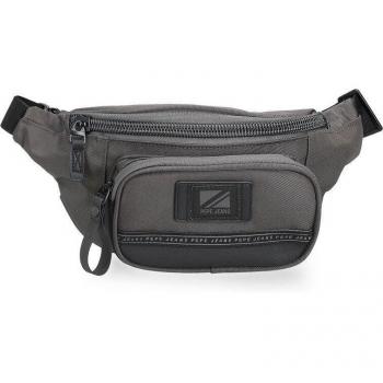 Pepe Jeans. Riñonera plana Stratford gris