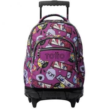 Mochila Totto Kitsune 15.4 26L con ruedas y bolsillo para PC