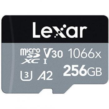 Schede Lexar Professional 1066x 256GB microSDXC UHS-I Serie Silver