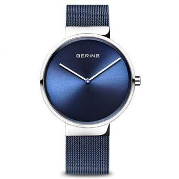 BERING Reloj Analógico Classic Collection para Mujer de Cuarzo con Correa en Acero Inoxidable y Cristal de Zafiro 14531-307