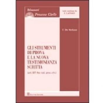 Strumenti Di Prova E La Nuova Testimonianza Scritta